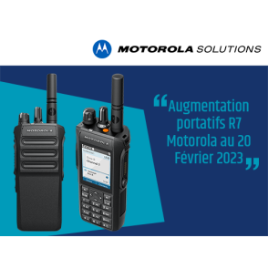 Changement de prix portatifs R7 Motorola
